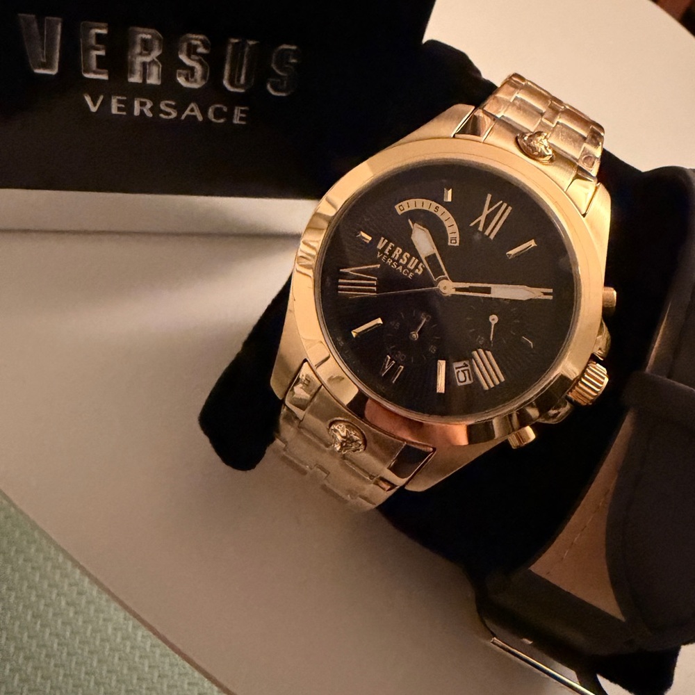 Versus Versace Men’s Gold Watch